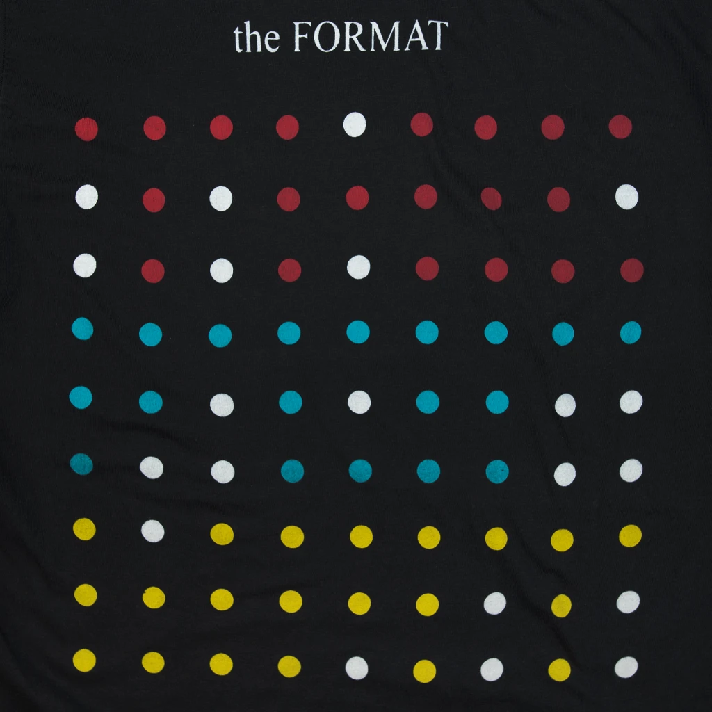 The Format Dots Black T-Shirt New Merch 2 The Format Dots Black T-Shirt New Merch