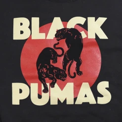 Black Pumas Double Puma Black Sweatshirt New Merch