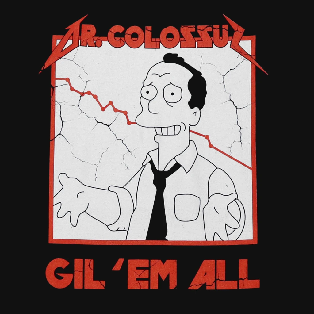 Dr. Colossus New Merch Gil 'Em All Black T-Shirt 2 Dr. Colossus New Merch Gil 'Em All Black T-Shirt