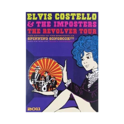 Elvis Costello Revolver Tour 2011 Poster New Merch