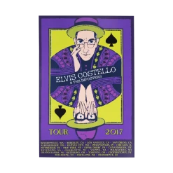Elvis Costello Card 2017 Poster New Merch