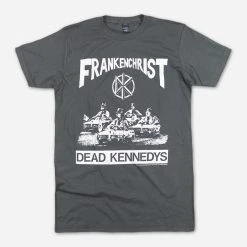 Dead Kennedys New Merch Frankenchrist Charcoal T-Shirt