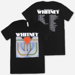 Whitney Forever Turned Around Tour Black T-Shirt