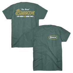 Briscoe Live Music & Good Times Heather Green T-Shirt