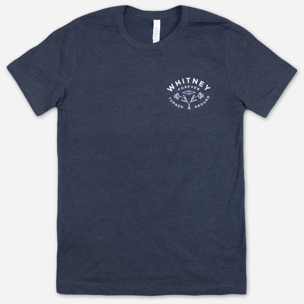 Whitney Friendship Heather Navy T-Shirt New Merch 3 Whitney Friendship Heather Navy T-Shirt New Merch