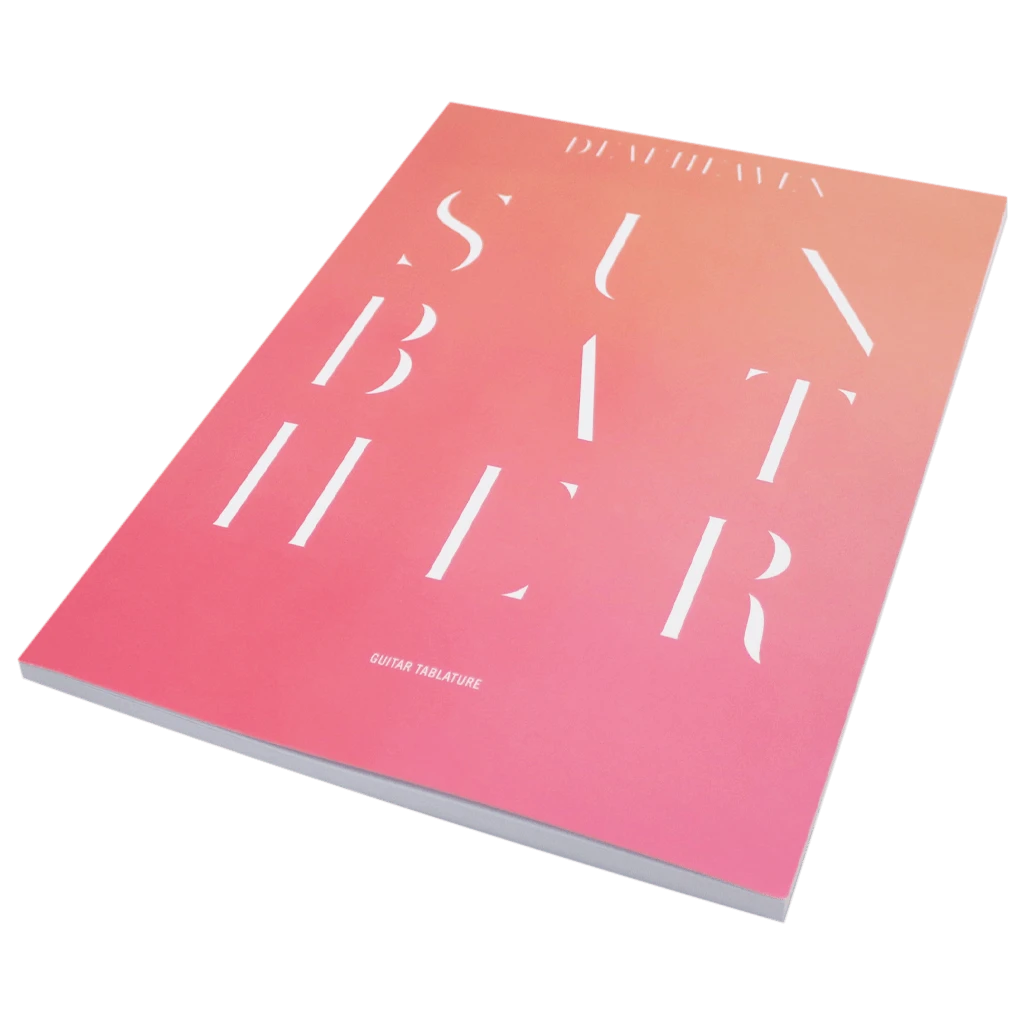 Deafheaven New Merch Sunbather Tablature Book 1 Deafheaven New Merch Sunbather Tablature Book