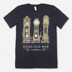 Good Old War Clocks Heather Black Tri-Blend New Merch