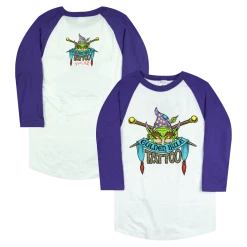 Golden Rule Tattoo New Merch Goblin Rule Tattoo Baseball T-Shirt