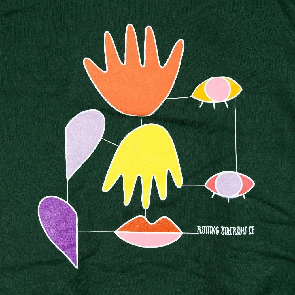 Rolling Blackouts Coastal Fever Everyday Lines Forest Green Sweatshirt New Merch 2 Rolling Blackouts Coastal Fever Everyday Lines Forest Green Sweatshirt New Merch