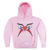 Amyl And The Sniffers New Merch Grumpy Face Pink Pullover Hoodie