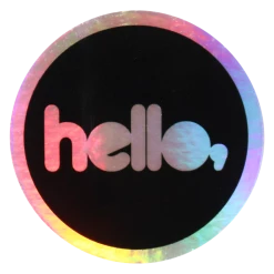Hello Merch New Merch Hologram Sticker Pack