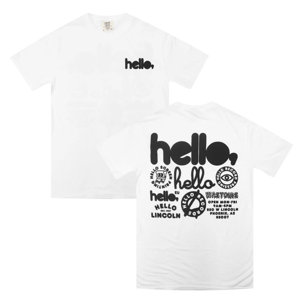 Hello Merch Hello Family 2021 White T-Shirt New Merch 1 Hello Merch Hello Family 2021 White T-Shirt New Merch
