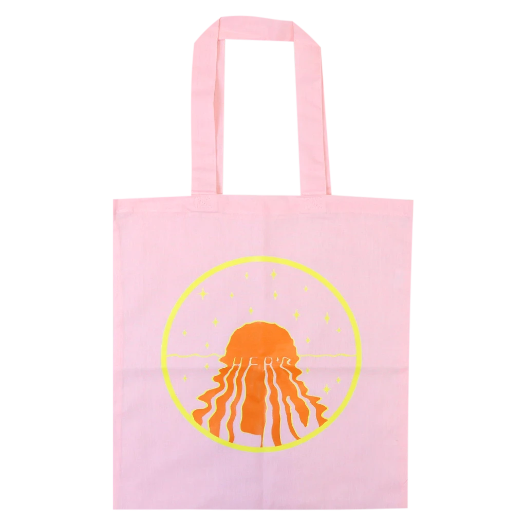 Her's New Merch Sunset Light Pink Tote Bag 2 Her's New Merch Sunset Light Pink Tote Bag