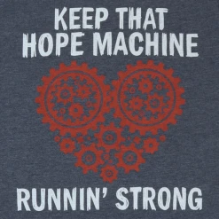 The Okee Dokee Brothers Hope Machine - Adult & Kids Heather Navy T-Shirt