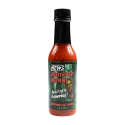 Weekly World News Bigfoot Burn Hot Sauce