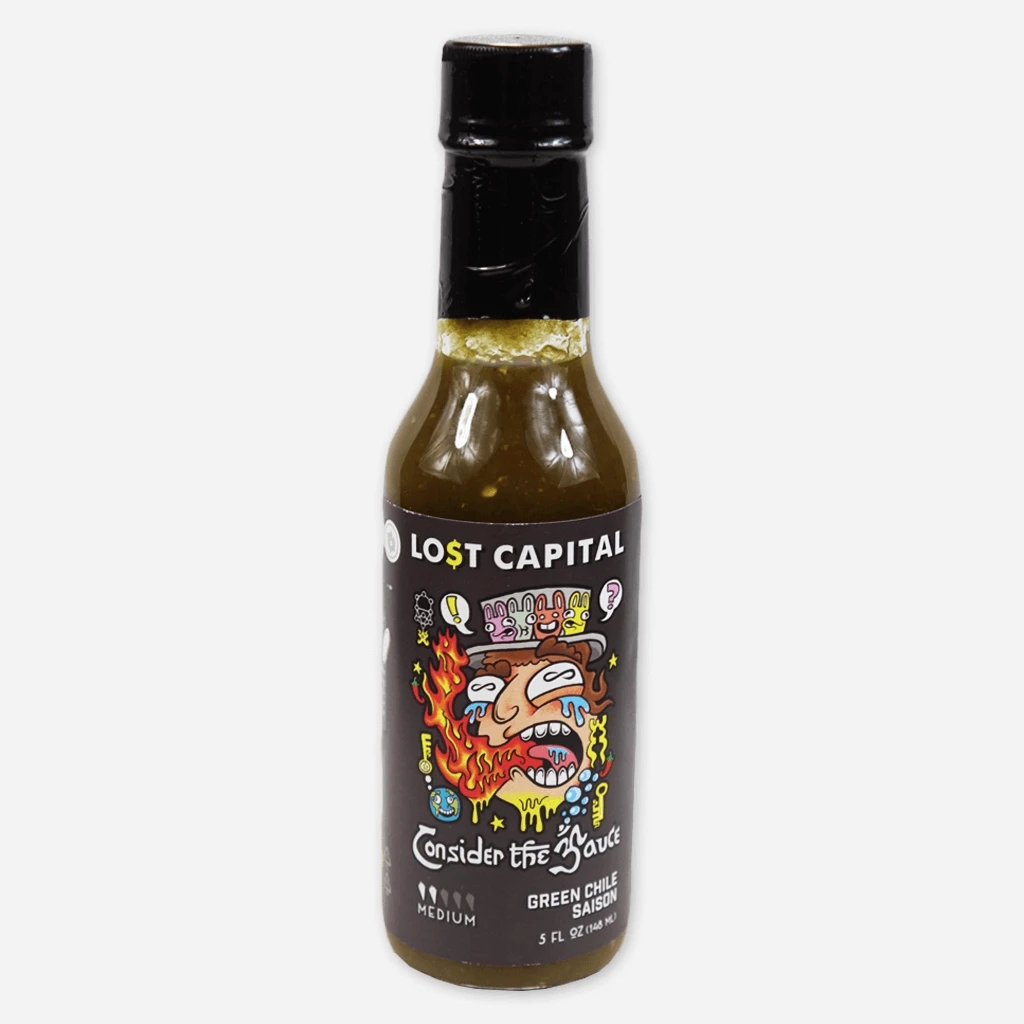Consider The Source New Merch Lost Capital Green Chile Saison Hot Sauce 1 Consider The Source New Merch Lost Capital Green Chile Saison Hot Sauce
