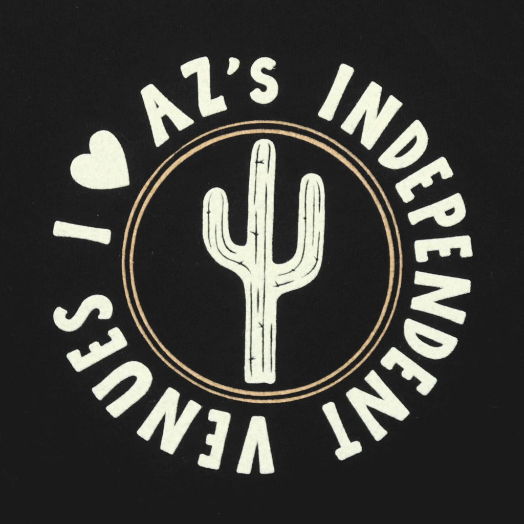 I Heart AZ's Venues Women's Black T-Shirt 2 I Heart AZ's Venues Women's Black T-Shirt