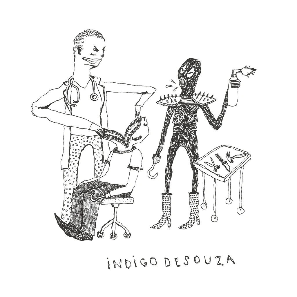 Indigo De Souza Hospital White T-Shirt 2 Indigo De Souza Hospital White T-Shirt