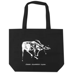 J贸hann J贸hannsson Orph茅e Black Zipper Tote Bag New Merch