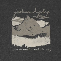 Joshua Hyslop Mountain Dark Grey T-Shirt New Merch