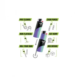 Cheech And Chong Circle Logo Kasher Lighter New Merch