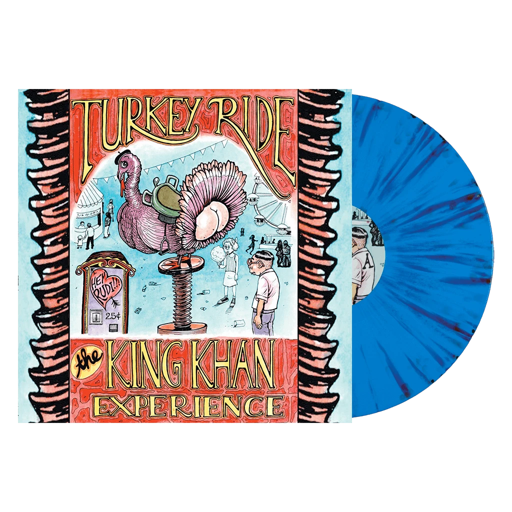King Khan Turkey Ride - Blue Splatter 12" Vinyl 1 King Khan Turkey Ride - Blue Splatter 12" Vinyl