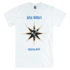 King Woman KW Celestial Blues White Short Sleeve
