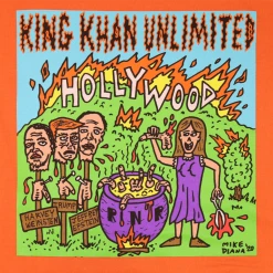 King Khan New Merch Hollywood Cauldron Orange T-Shirt