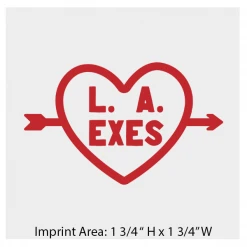 L.A. Exes Heart Temporary Tattoo