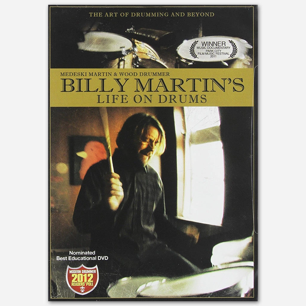 New Merch Billy Martin's Life On Drums DVD 2 New Merch Billy Martin's Life On Drums DVD