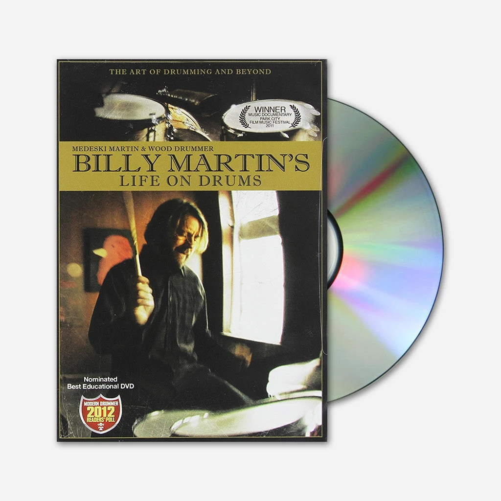New Merch Billy Martin's Life On Drums DVD 1 New Merch Billy Martin's Life On Drums DVD