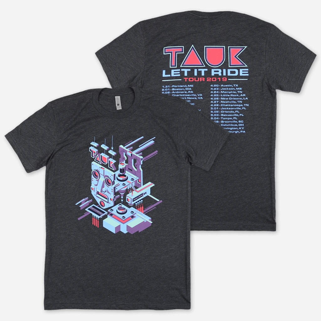TAUK Let It Ride Tour T-Shirt New Merch 1 TAUK Let It Ride Tour T-Shirt New Merch