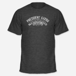 President Gator Logo Heather Black T-Shirt