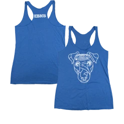 Edie Brickell & New Bohemians Hunter Logo Racerback Vintage Royal Tank