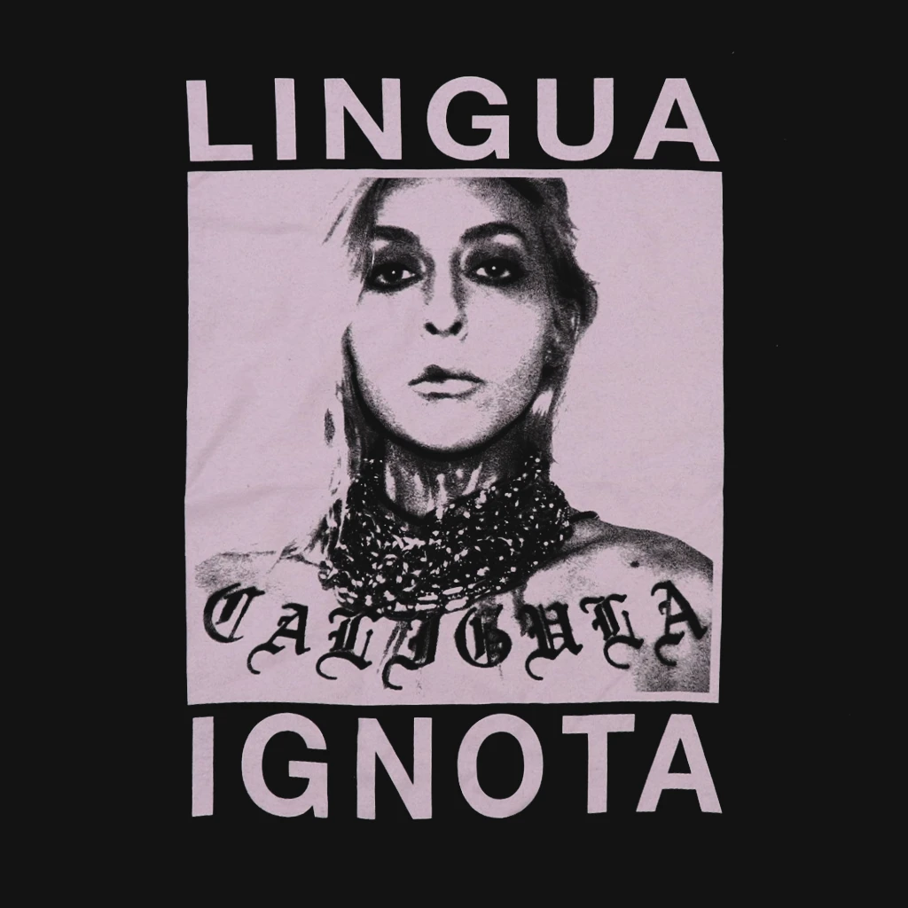 Lingua Ignota New Merch Caligula Black Long Sleeve T-Shirt 2 Lingua Ignota New Merch Caligula Black Long Sleeve T-Shirt