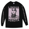 Lingua Ignota New Merch Caligula Black Long Sleeve T-Shirt