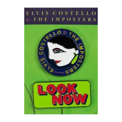 Elvis Costello New Merch Look Now - Pin Set