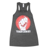Low Cut Connie New Merch Tough Cookies Dark Grey Racerback Tank