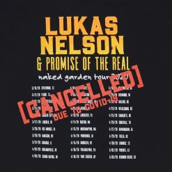 Lukas Nelson & Promise Of The Real Cancelled Due To Covid-19 Black T-Shirt
