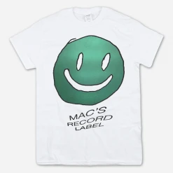 Mac DeMarco Mac's Record Label White T-Shirt New Merch