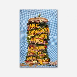 Mac DeMarco Greek Theatre Show Poster New Merch