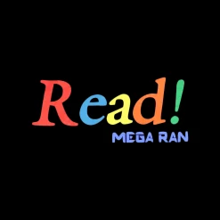 Mega Ran Read Black T-Shirt
