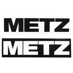Metz New Merch Logo Sticker 2 Pack
