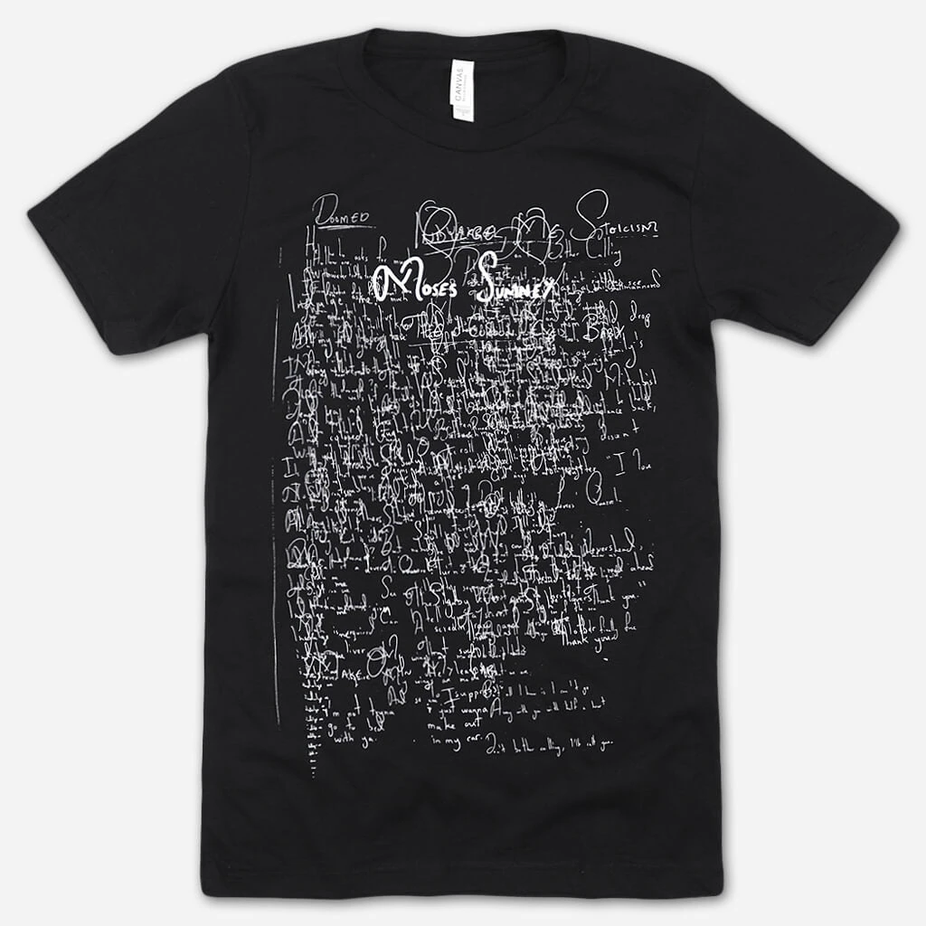 Moses Sumney Aromanticism Scribble Black T-Shirt 1 Moses Sumney Aromanticism Scribble Black T-Shirt