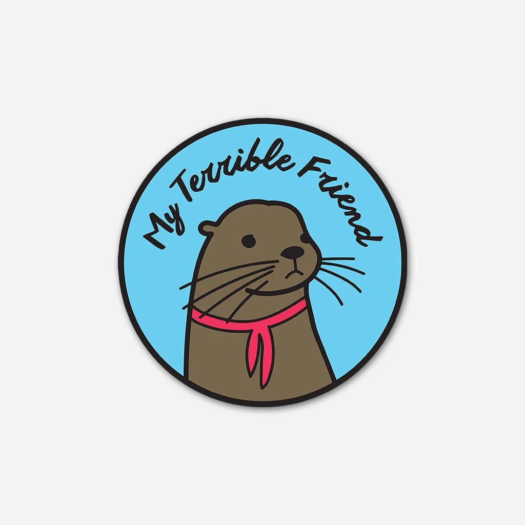 My Terrible Friend New Merch Sad Otter Pin 1 My Terrible Friend New Merch Sad Otter Pin