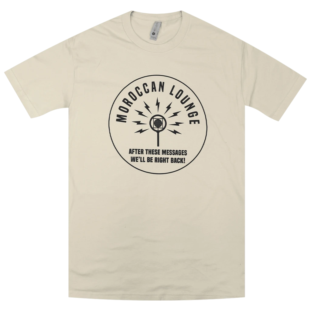 Moroccan Lounge New Merch Announcement Sand T-Shirt 1 Moroccan Lounge New Merch Announcement Sand T-Shirt