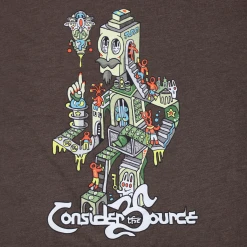 Consider The Source Mustache T-Shirt