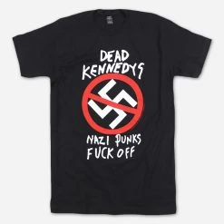 Dead Kennedys Nazi Punks Fuck Off Black T-Shirt New Merch