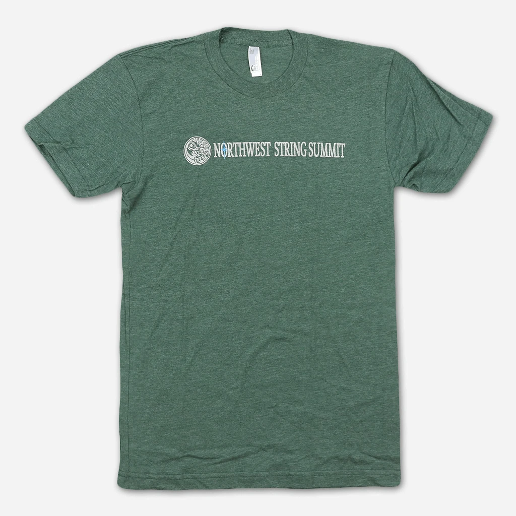 Northwest String Summit Wordmark Green T-Shirt New Merch 2 Northwest String Summit Wordmark Green T-Shirt New Merch