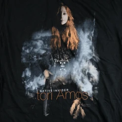 Tori Amos New Merch Native Invader 2017 Tour Black T-Shirt
